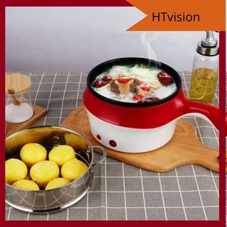 Nồi lẩu chảo điện cầm tay mini 1,5L chiên xào chống  dính