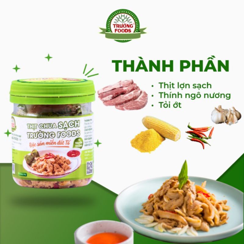 Thịt chua vị Truyền thống hãng trường foods