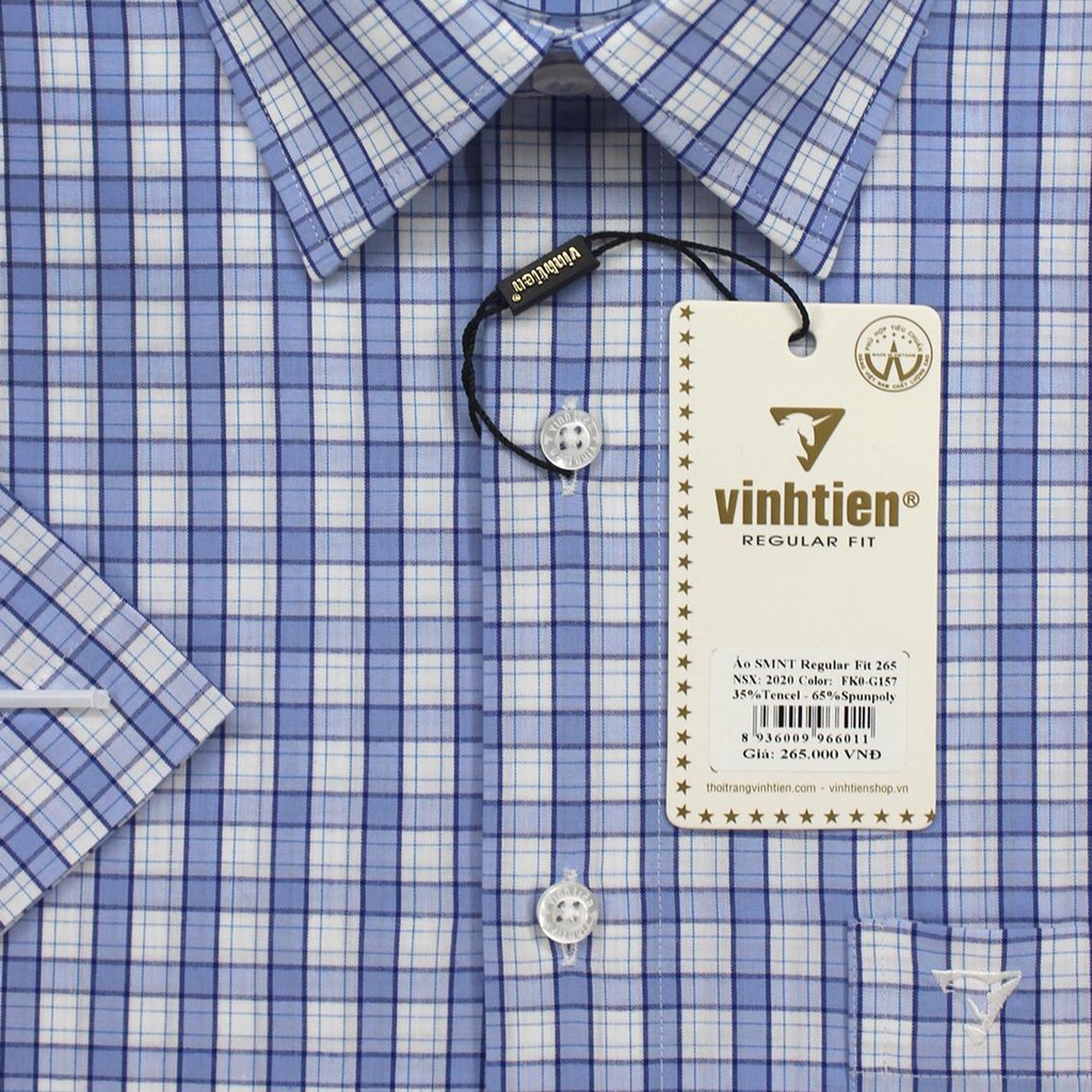 Áo sơ mi ngắn tay dáng suông Vĩnh Tiến 295 - G157 | BigBuy360 - bigbuy360.vn