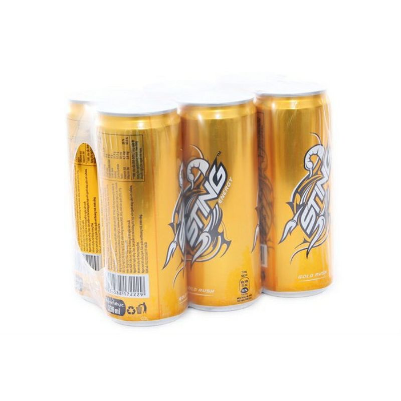 1 lon nước tăng lực sting vàng 330ml