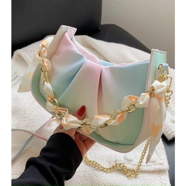 Túi Xách Nữ 💞 Túi Đeo Vai, Đeo Chéo Nữ bản loang kèm nơ xinh💞💞💞