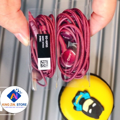 Tai nghe AKG S9 Plus màu đỏ vang, RED LIMITED Chính Hãng - Tặng kèm dây quấn bảo vệ