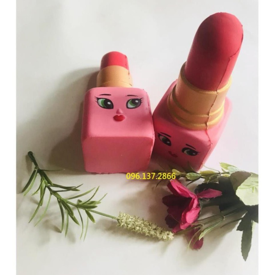 Đồ chơi squishy thỏi son khổng lồ cảm xúc - đáng yêu hết cỡ AA