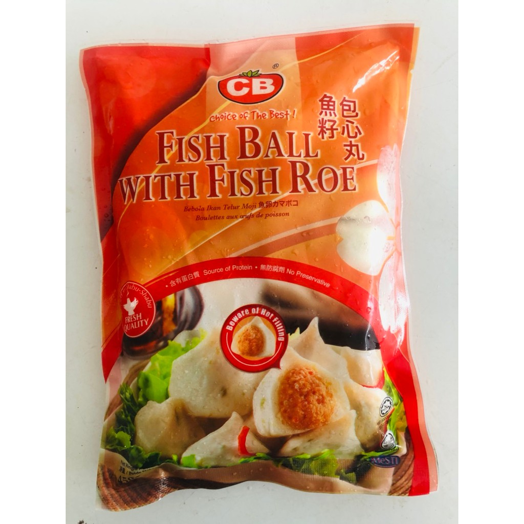100g viên hải sản bánh bao nhân trứng cá hồi CB Malaysia