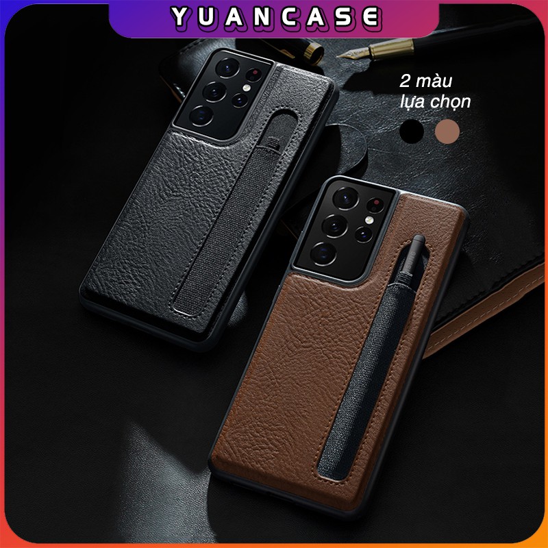 Ốp lưng Nillkin da cho Samsung S21 Ultra Aoge Leather Case , có khe để bút S-Pen - Hàng nhập khẩu | BigBuy360 - bigbuy360.vn