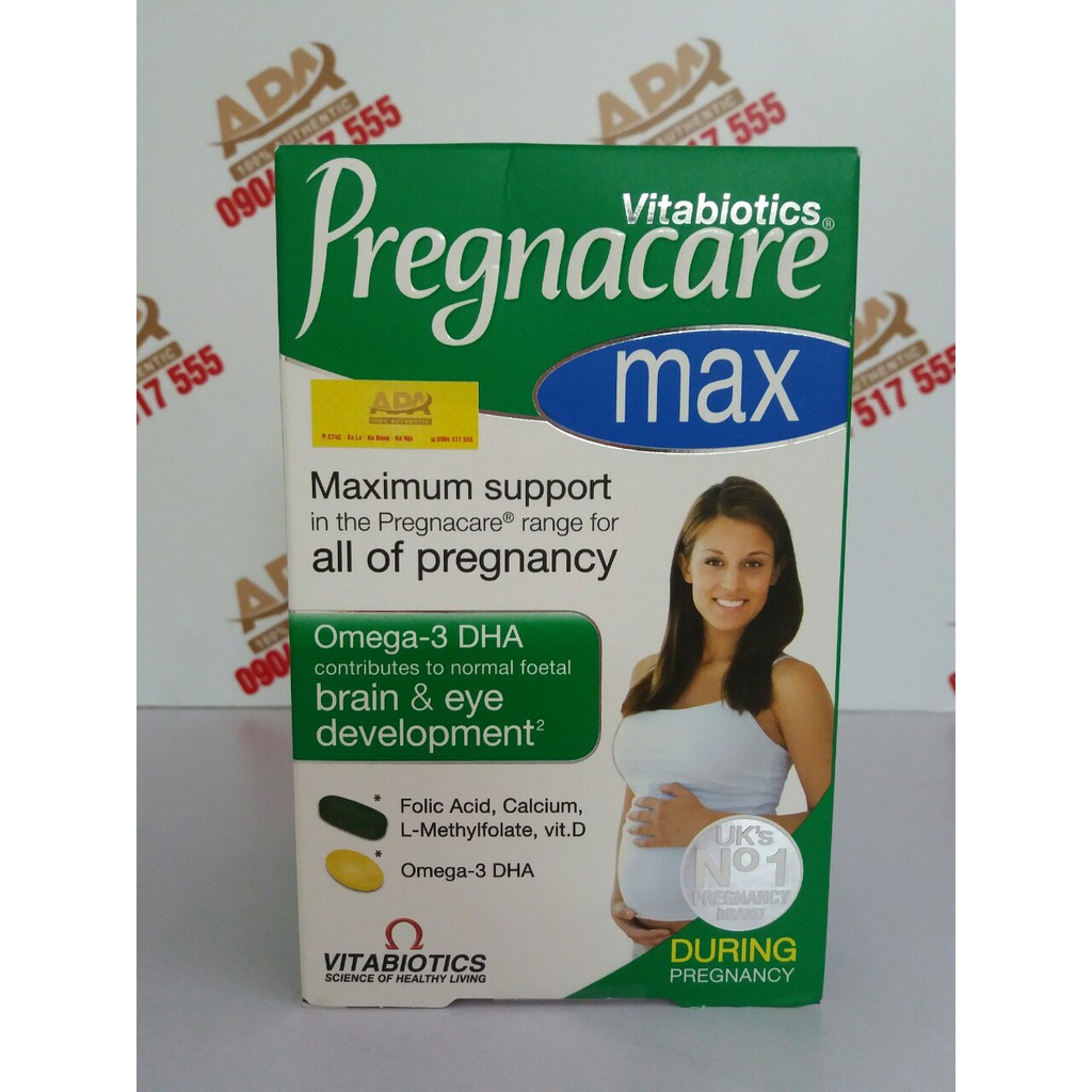 Pregnacare Max Vitamin Bầu Uk Vitamin Thực Phẩm Bổ Sung Cho Mẹ Bibione Vn