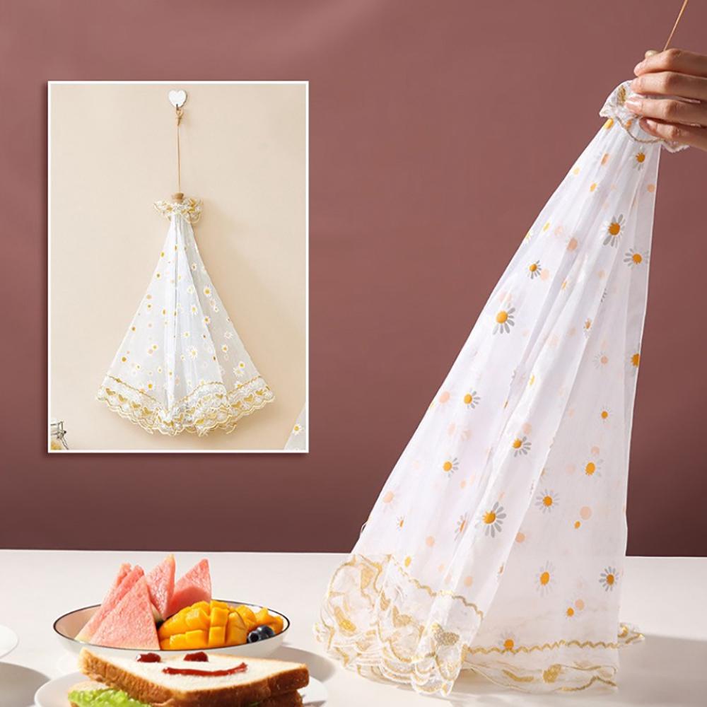 Lồng Bàn Đậy Thức Ăn Chống Muỗi Có Thể Giặt Tiện Lợi Ốp