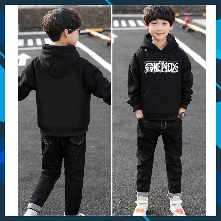 Áo Hoodie WinBeen Bé Trai Bé Gái One Piece Dầy Ấm Loại Áo Khoác Chui Đầu Đảo Hải Tặc Mới