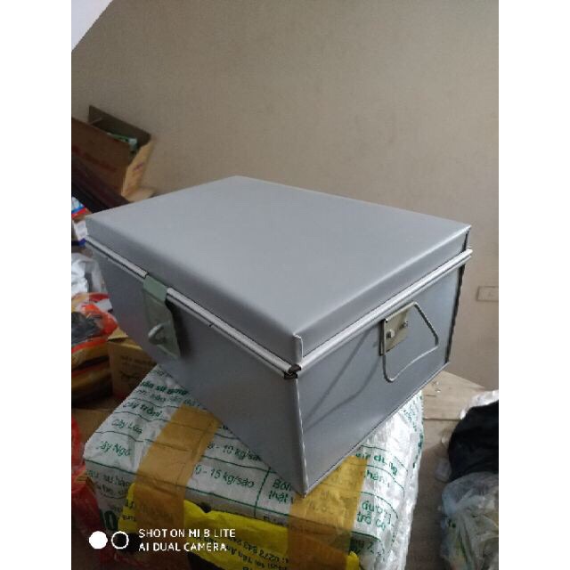 Hòm tôn 17 x 25 x 10cm loại dày đẹp