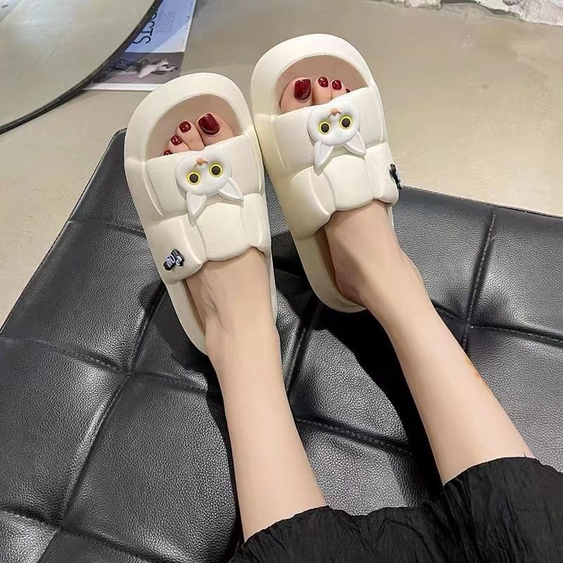 Dép đi trong nhà GAVINBROWN đế dày họa tiết hoạt hình chống trượt thời trang hè xinh xắn cho nữ