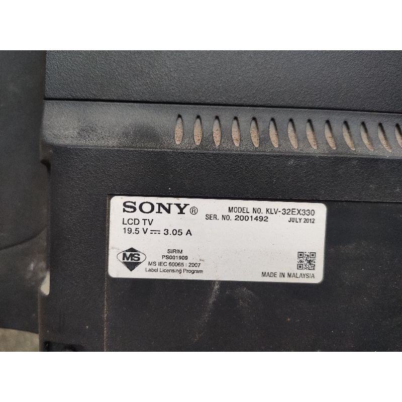bo nguồn tivi sony 32EX330 zin