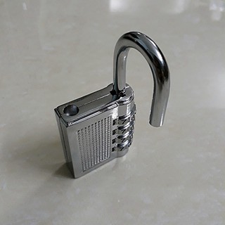 Ổ khóa 4 số inox lớn