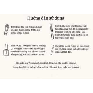 móng up thiết kế nơ xinh NAILBOX