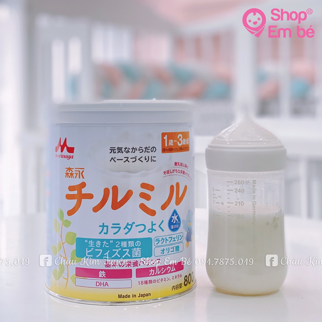 [MẪU MỚI] Sữa Bột Morinaga Nhật Số 0, Số 9 Cho Bé 800gr