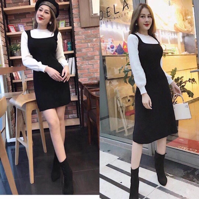 Set váy len chị em siêu hot ( hàng quảng châu loại 1)