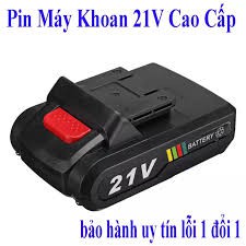 Pin Máy Khoan 21V Các Dòng Máy Chân 22MM - Pin 21v VOTO