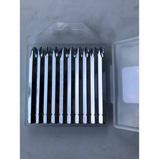 mũi vít đóng 5 ly dài 10cm màu trắng