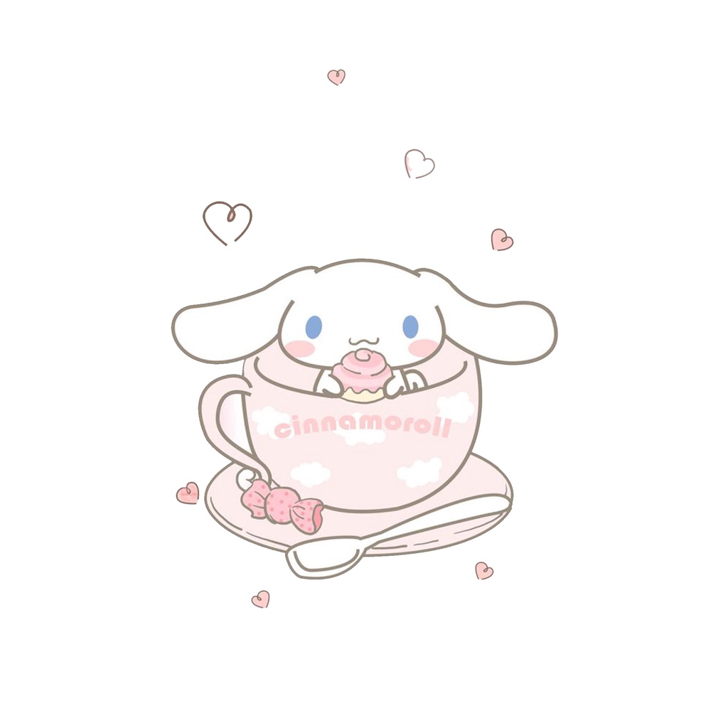 Sanrio Miếng Dán Ủi Quần Áo DIY Hình Cô Gái Cinnamoroll Hoạt Hình Dễ Thương Có Thể Giặt Được