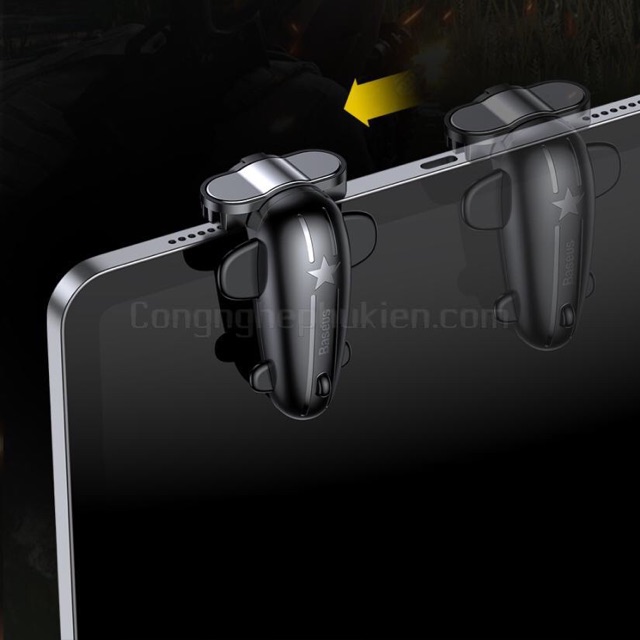 Nút Bắn PUBG Mobile Cho iPad & Máy Tính Bảng Baseus Shooting Game Tool