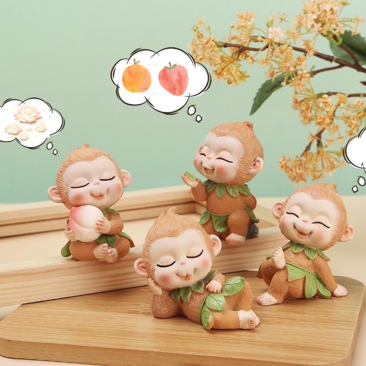 Tượng Tôn Ngộ Không trang trí bàn làm việc, để xe ô tô, trang trí thư giãn 💕FREESHIP 50k💕 Những Điều Bình An