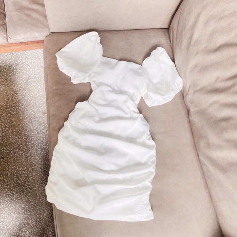 Đầm Tay Con Đan Dây Lưng