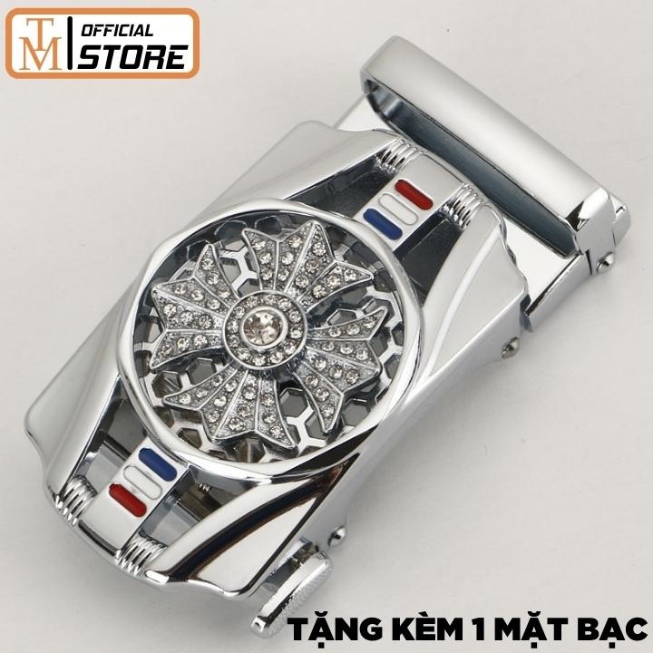 Thắt lưng nam da cao cấp - Tặng kèm 1 mặt - Khóa kim loại tự động phong cách Hàn Quốc TL01