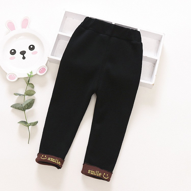 Quần legging lót lông SMILE bé gái size 8-17kg QD