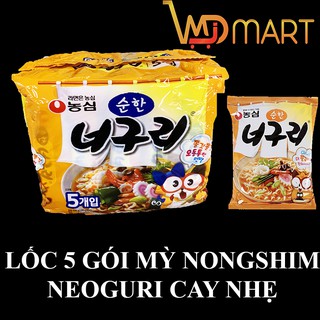 Lốc 5 gói mì nongshim neoguri hàn quốc 120g/gói