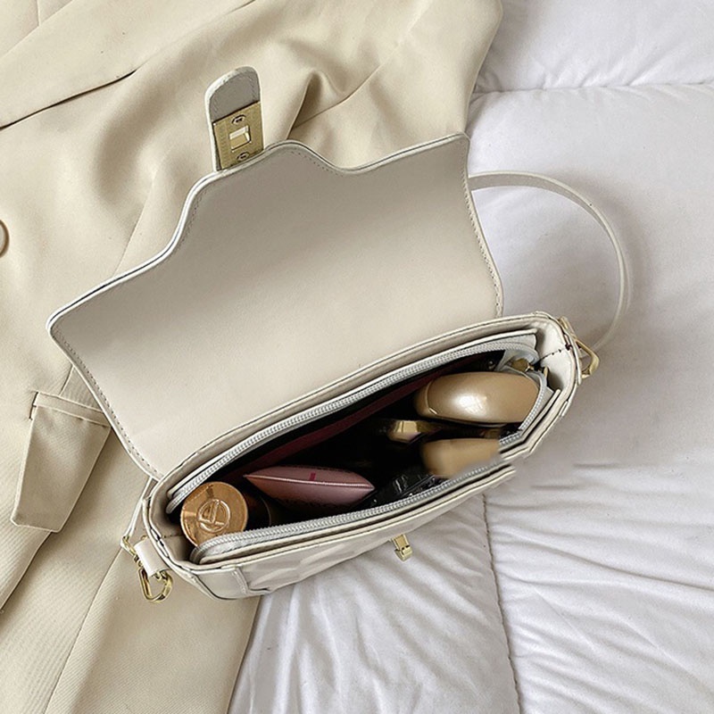 Ielgy Túi Đeo Chéo Kết Cấu Dạng Yên Ngựa Cao Cấp Dành Cho Nữ