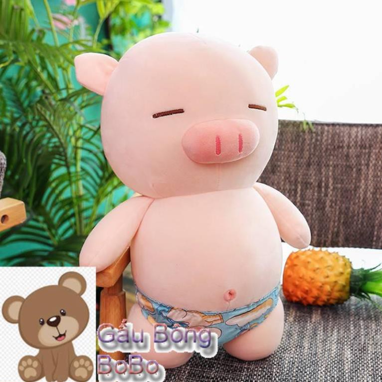 [BOBO] GẤU BÔNG HEO MẶC QUẦN CHIP SIÊU BỰA (25CM--->70CM)