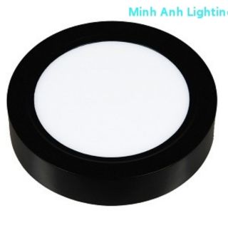 Đèn ốp nổi 6w viền đen/ viền trắng - đèn led ban công