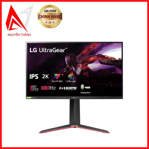 Màn hình LG 27GP850-B UltraGear (27icnh | IPS | 2K | 180Hz | 1ms | 400nits | DisplayPort + HDMI | HDR G-Sync)