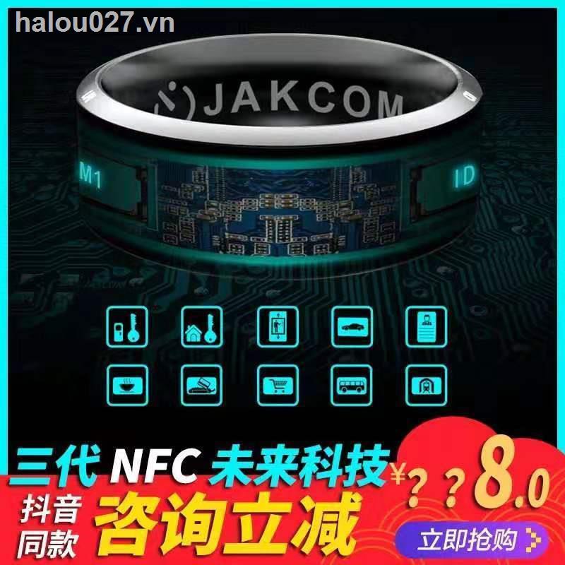 ANDROID Nhẫn Đeo Tay Thông Minh Nfc 2021 Đa Năng Chất Lượng Cao