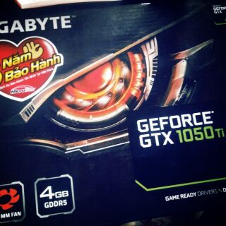 Card màn hình GIGABYTE GV-N105TD5-4GD - Geforce GTX 1050Ti GPU