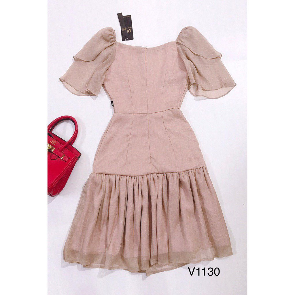[ xả kho ] MiD Đầm nhún eo thanh lịch V1130 Mie Design {kèm ảnh thật shop tự chụp}