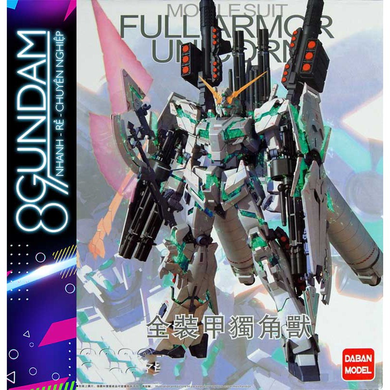 Mô Hình Lắp Ráp Gundam MG 6638 Full Armor Unicorn DABAN