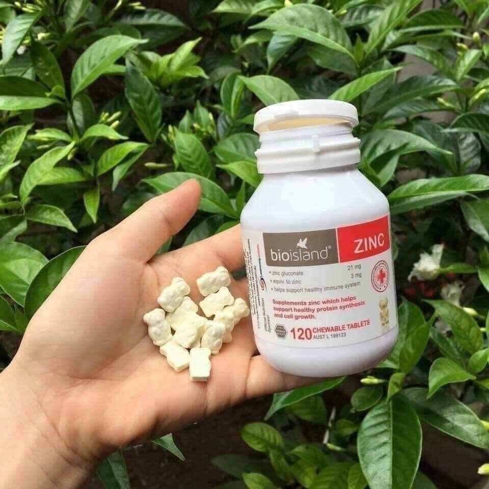 Kẽm Bio Island Zinc cho bé 🔥𝐍𝐄𝐖🔥120 Viên chính hãng của Úc mẫu mới