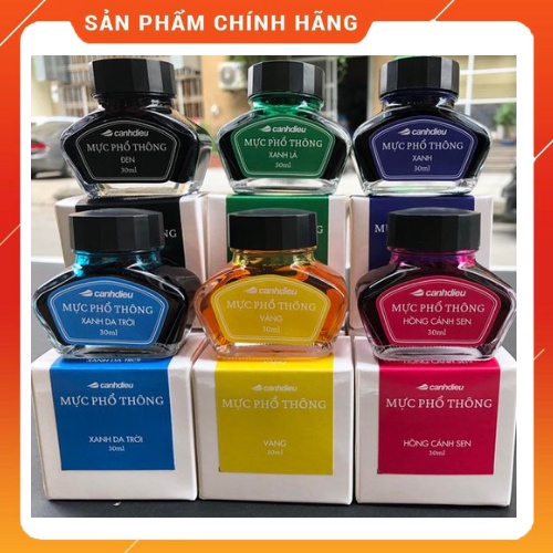 Mực cánh diều, mực viết bút máy cánh diều phổ thông, mau khô, không lắng cặn