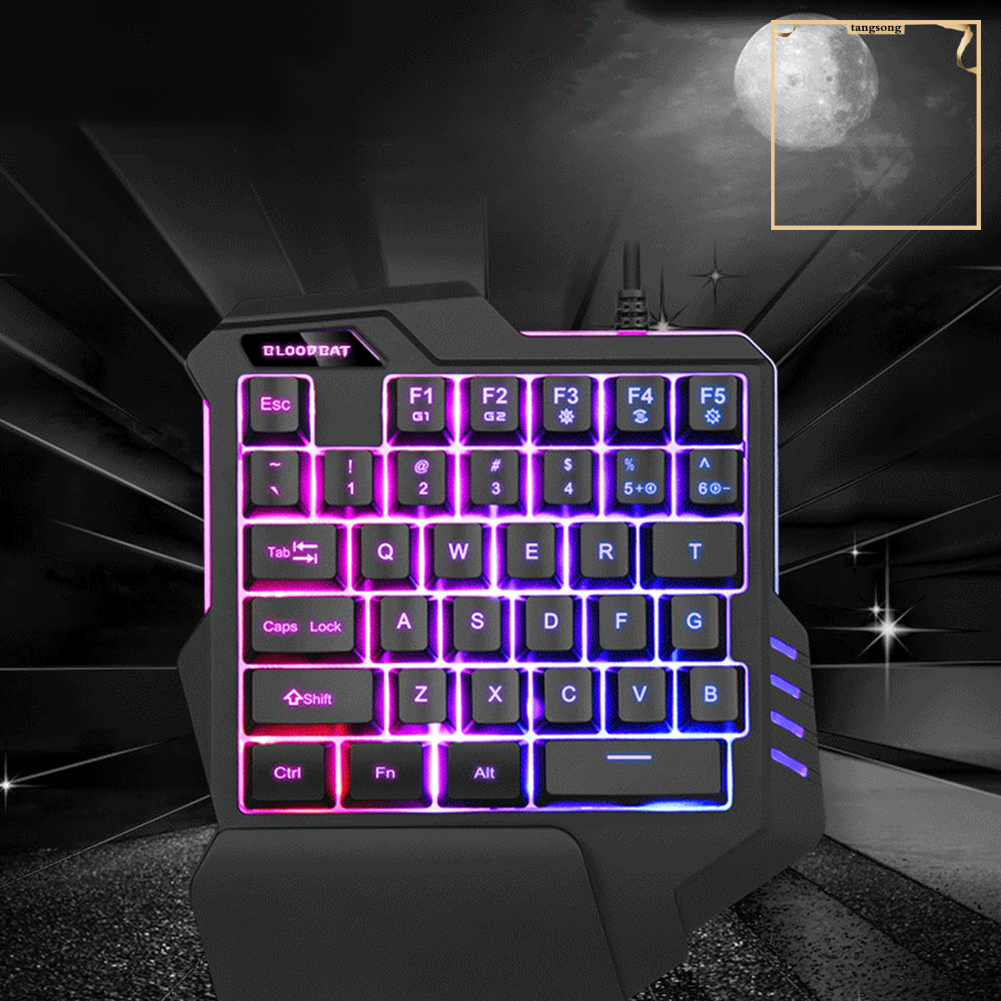 Bàn Phím Cơ Gaming Ts_Pro Có Đèn Led Nền Cho Pc Laptop