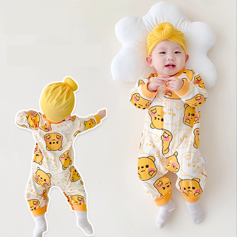 Áo Liền Quần Cho Bé Trai &amp; Gái Sơ Sinh Từ 0-24 Tháng Tuổi