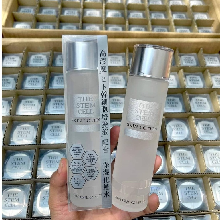 Nước Hoa Hồng Tế Bào Gốc The Stem Cell Skin Lotion 120ml Nhật Bản