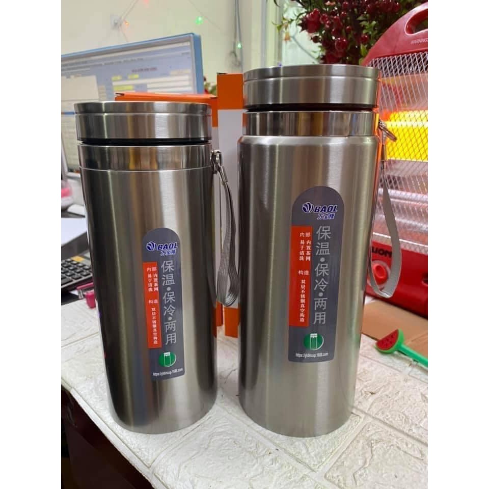 Bình Giữ Nhiệt BAOL 1,5l inox- phích giữ nhiệt mini