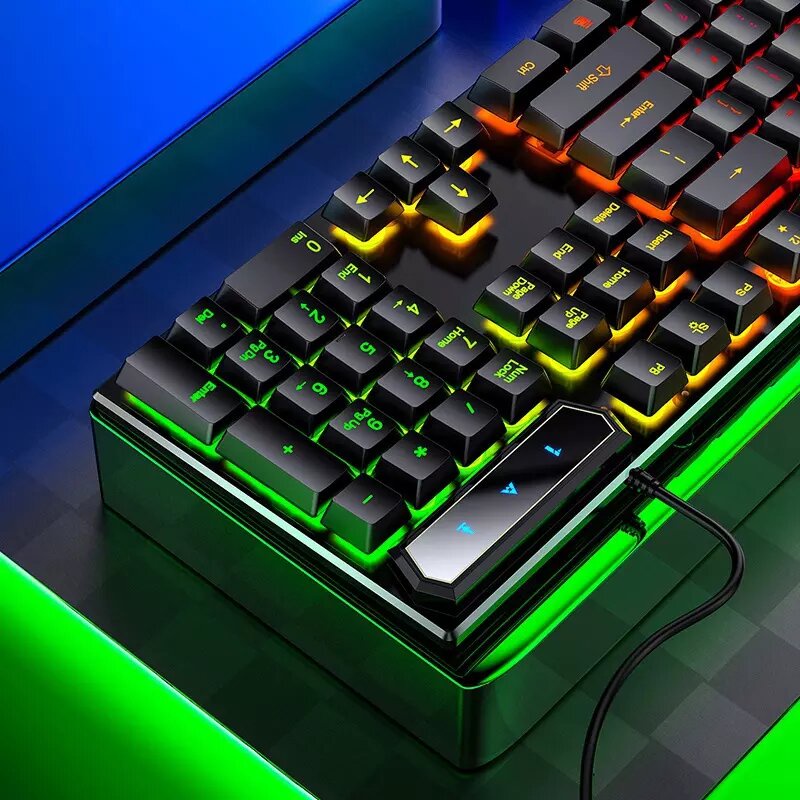 Bàn Phím Máy Tính Gaming RGB SIDOTECH YINDIAO V4 Có Dây / Đèn LED RGB Chống Nước Chơi Game Máy Tính Esport - Chính Hãng