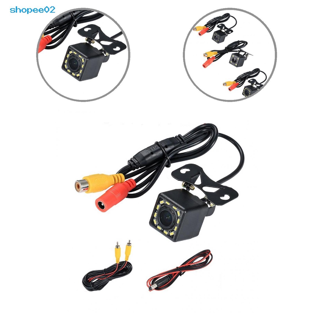 Camera chiếu hậu góc rộng 170 độ 4/8/12 LED bằng nhựa cho xe hơi | BigBuy360 - bigbuy360.vn