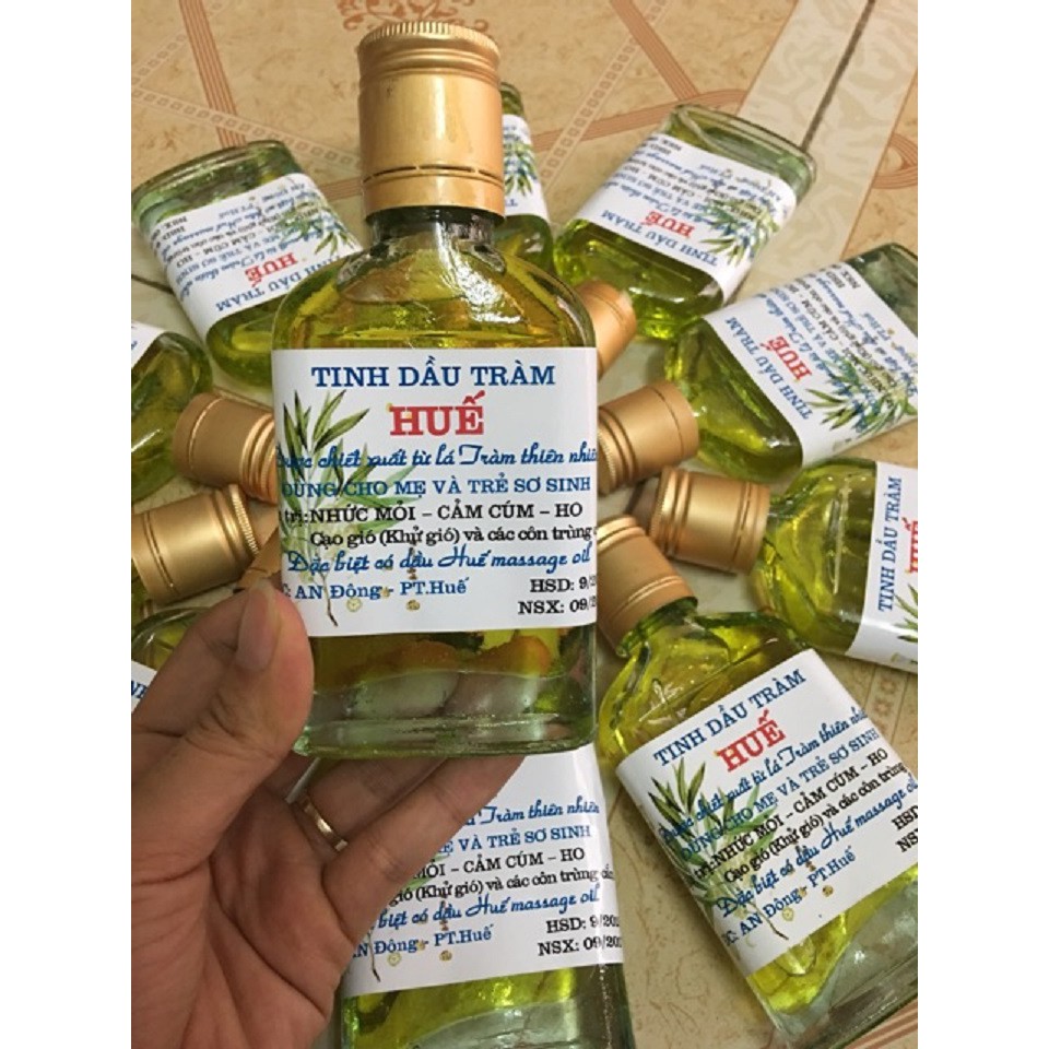 [ SIÊU SALE ] TINH DẦU TRÀM HUẾ  LỌ DẸT 100ml - DÙNG CHO BÉ VÀ MẸ - CHỐNG CẢM, CẠO GIÓ