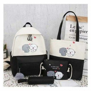 Shop sale combo balo 4 món mẫu mẫu chó size to thoải mái