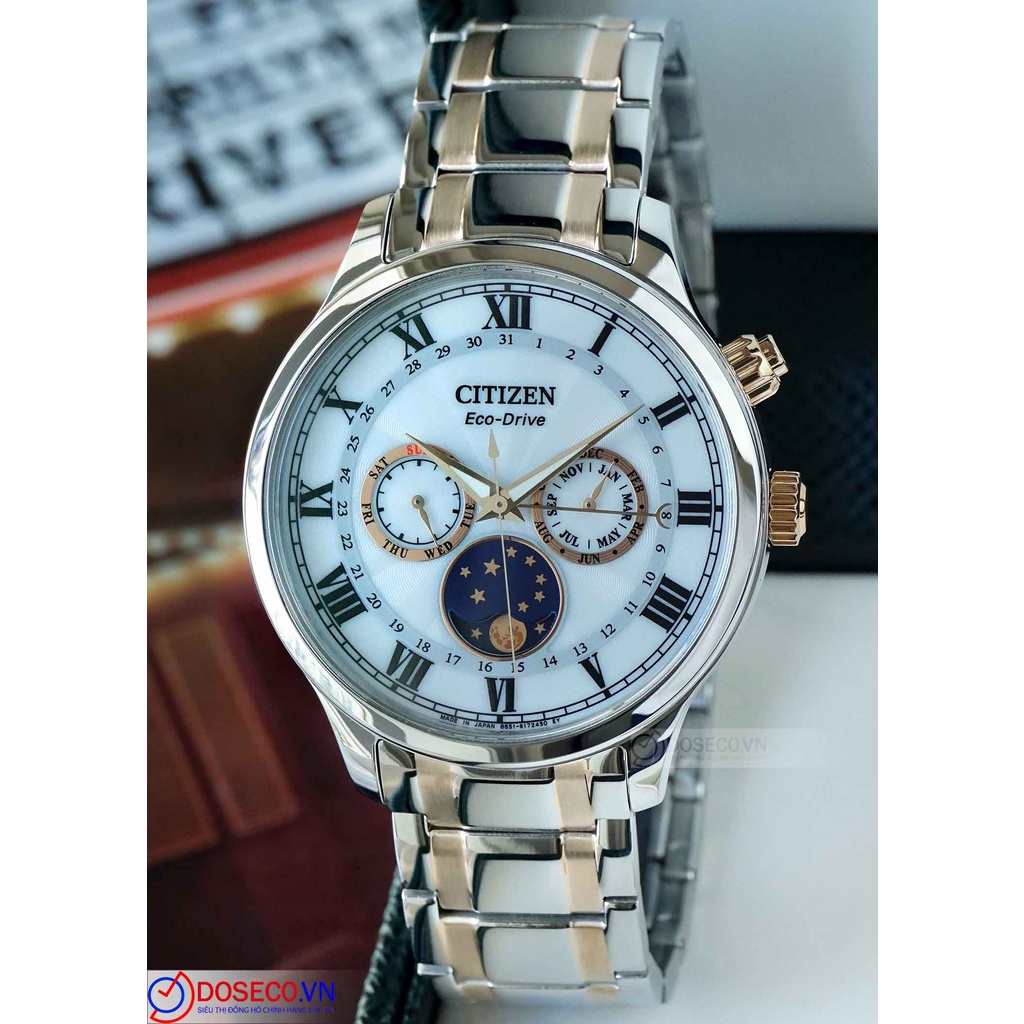 Đồng hồ nam CITIZEN ECO-DRIVE MOONPHASE AP1054-80A