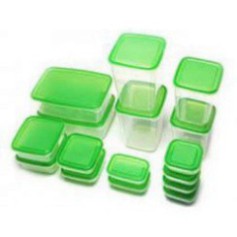 SET 17 HỘP ĐỰNG THỨC ĂN BỎ TỦ LẠNH CÓ NẮP ĐẬY KÍN AN TOÀN shop KUMO
