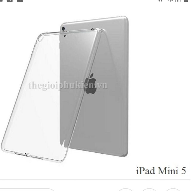 Ốp lưng dẻo Silicon cho ipad mini 5 2019 (Trong suốt)