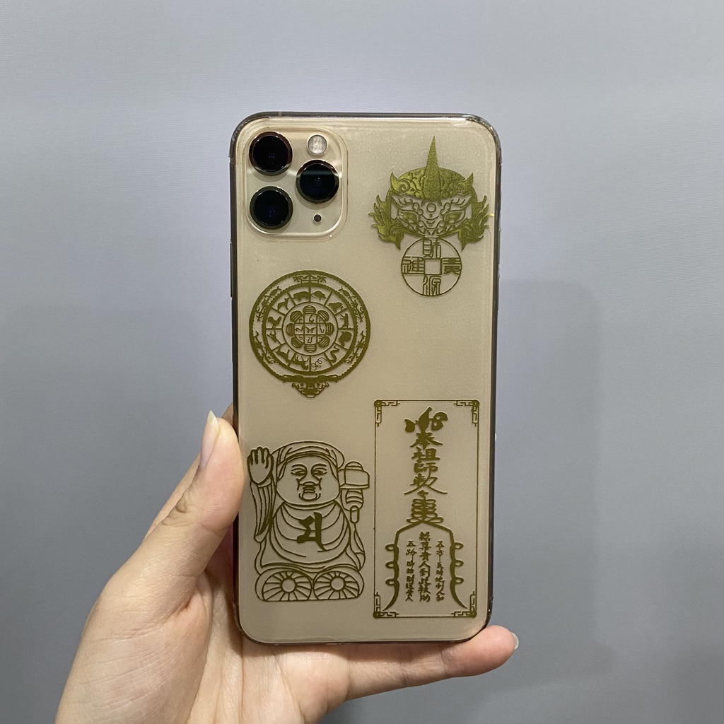 Miếng dán PPF mạ vàng thật 24k - 3 lớp bo full cả viền dành cho nhiều loại máy iP iPhone 11 12 13 Xs Xs Max Pro Max